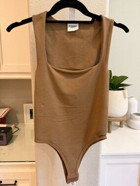 DYNAMIC bodysuit square neck. NWOT  O/S